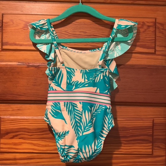 Shade Critters Swimsuit - Pink and Green Palm Tree - Picture 4 of 7